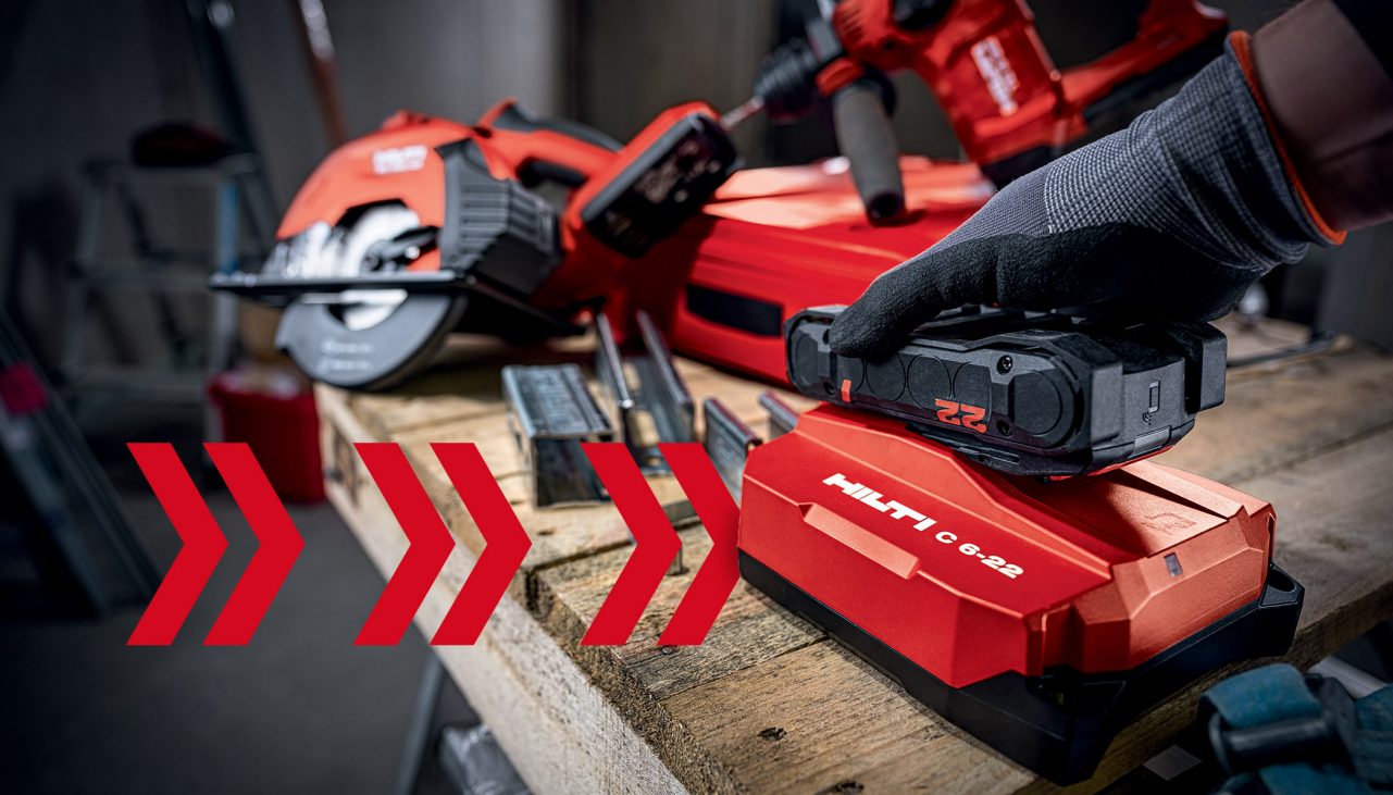 Hilti nuron batteri og oplader